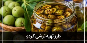 2 طرز تهیه ترشی گردو با پوست و بدون پوست😋